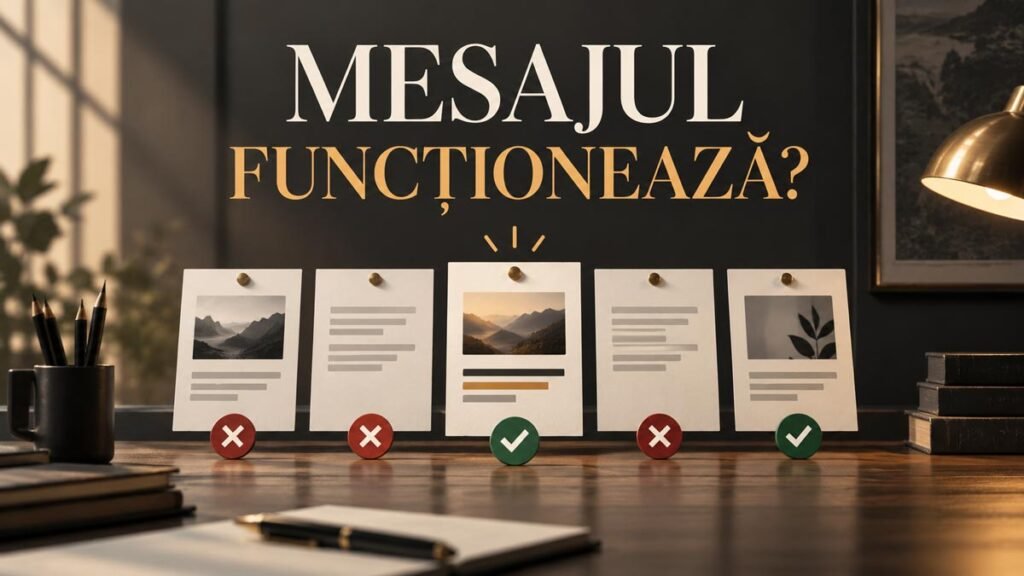 Analiza mesajelor de marketing înainte de publicare folosind un checklist cu 10 criterii