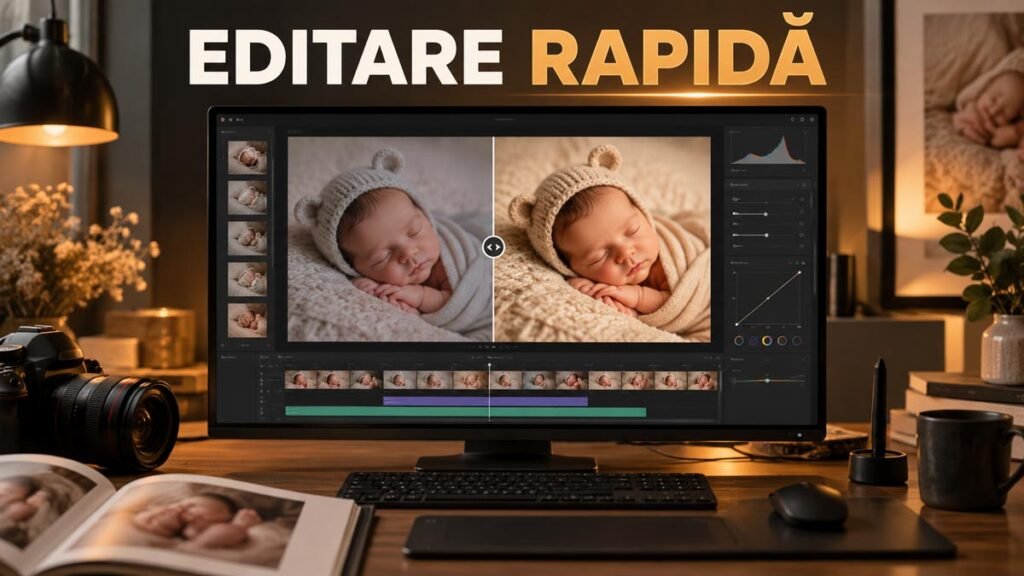 Cât timp durează editarea unei fotografii? Studiu de caz: Rebecca
