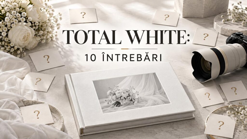 Fotografia Total White la nuntă și în fotografia de familie